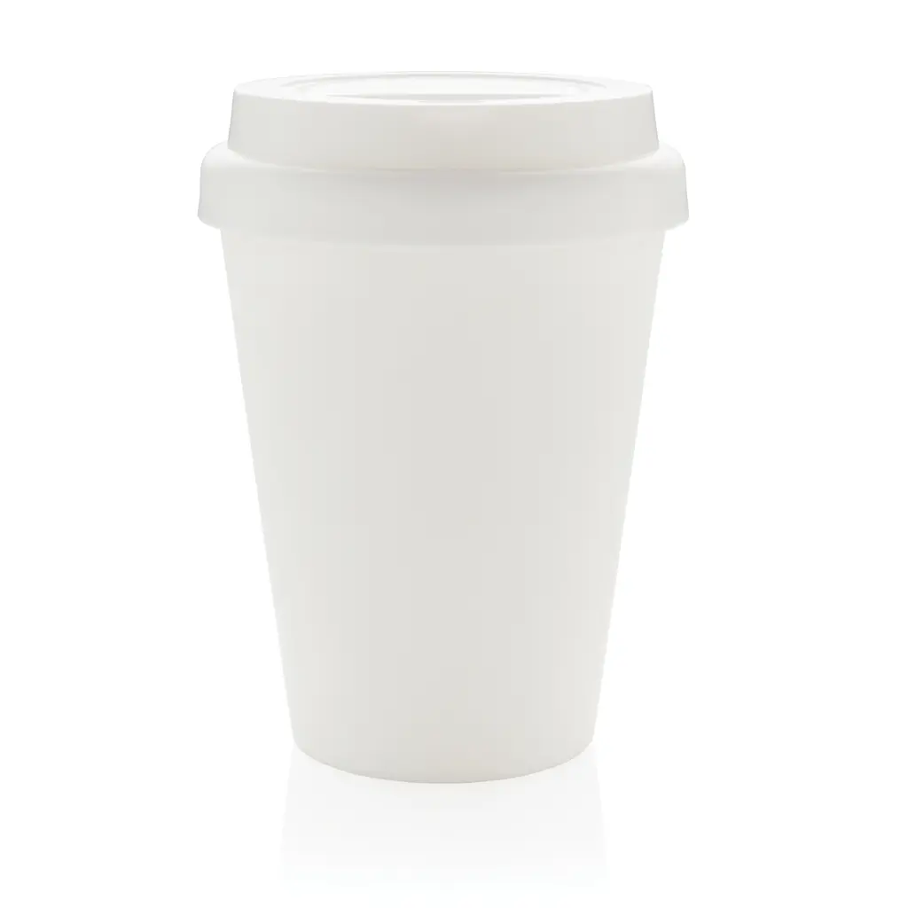 Šalica za kavu s dvostrukom stijenkom za višekratnu upotrebu 300 ml P432.69 white-5