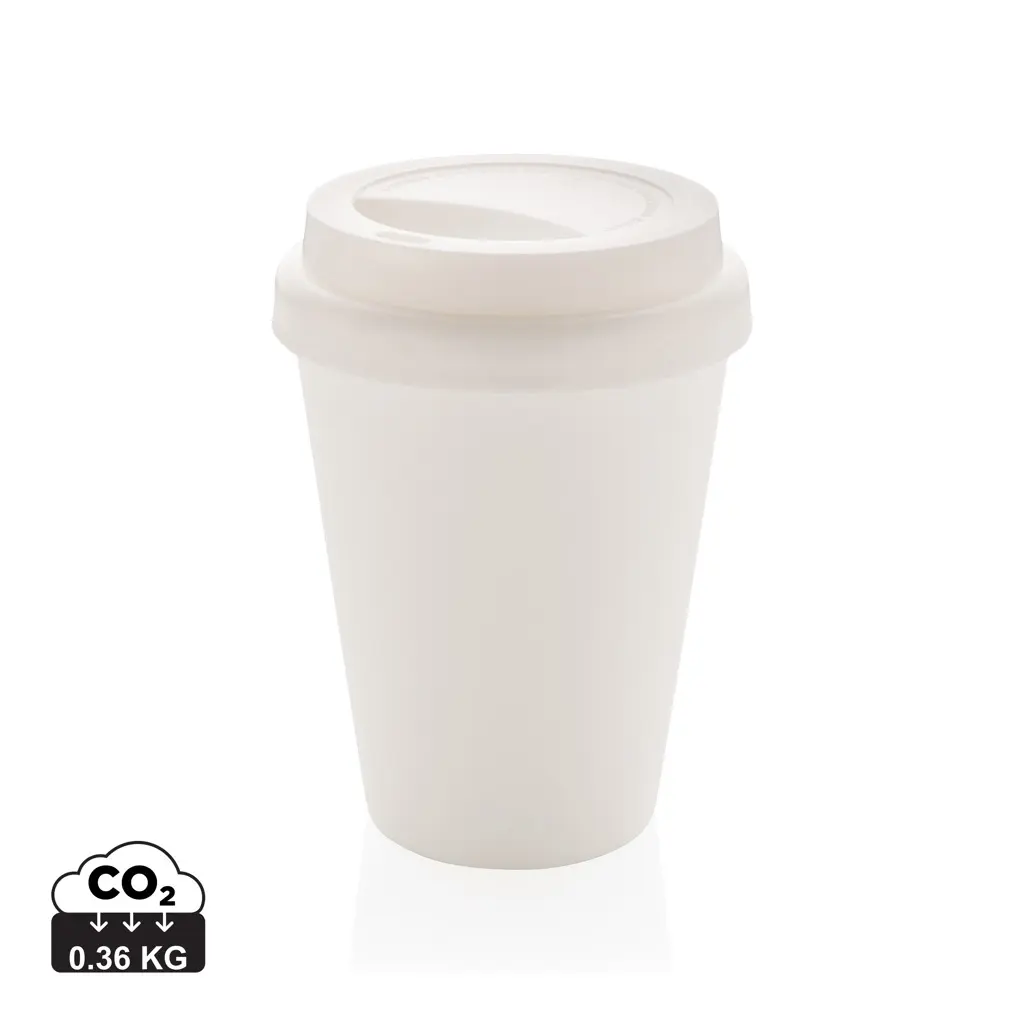 Šalica za kavu s dvostrukom stijenkom za višekratnu upotrebu 300 ml P432.69 white-0