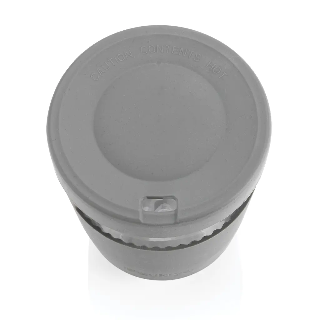 Čaša sa silikonskim poklopcem i navlakom, 360 ml Ukiyo P432.70 grey-5