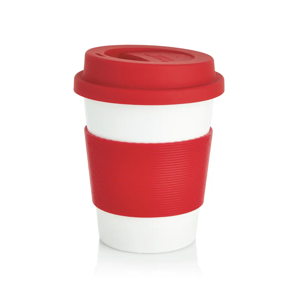 Ekološka šalica za kavu 350 ml PLA P432.88 red-1