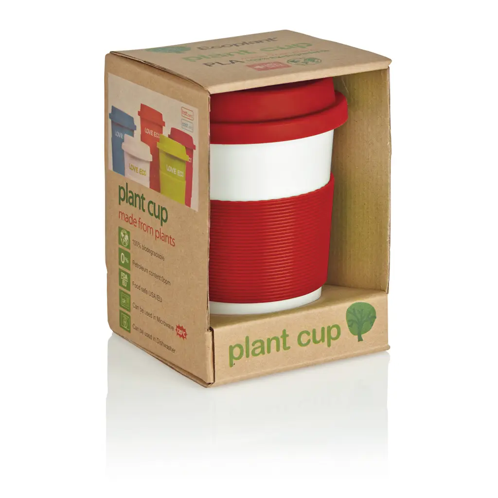 Ekološka šalica za kavu 350 ml PLA P432.88 red-4