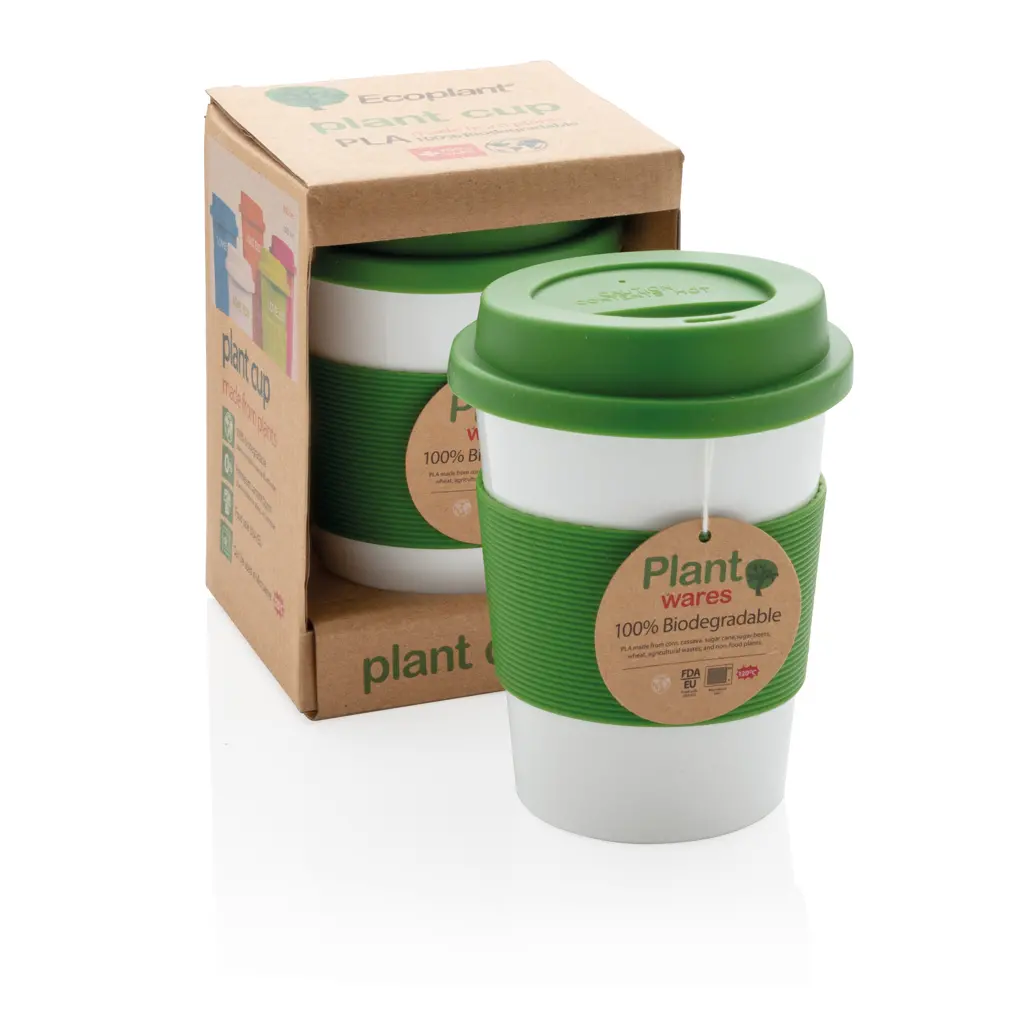 Ekološka šalica za kavu 350 ml PLA P432.88 green-7