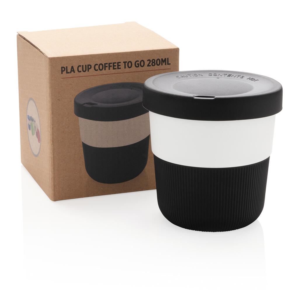 Ekološka šalica za kavu 280 ml PLA P432.89 black-7 Ekološka šalica za kavu 280 ml PLA P432.89 black-7