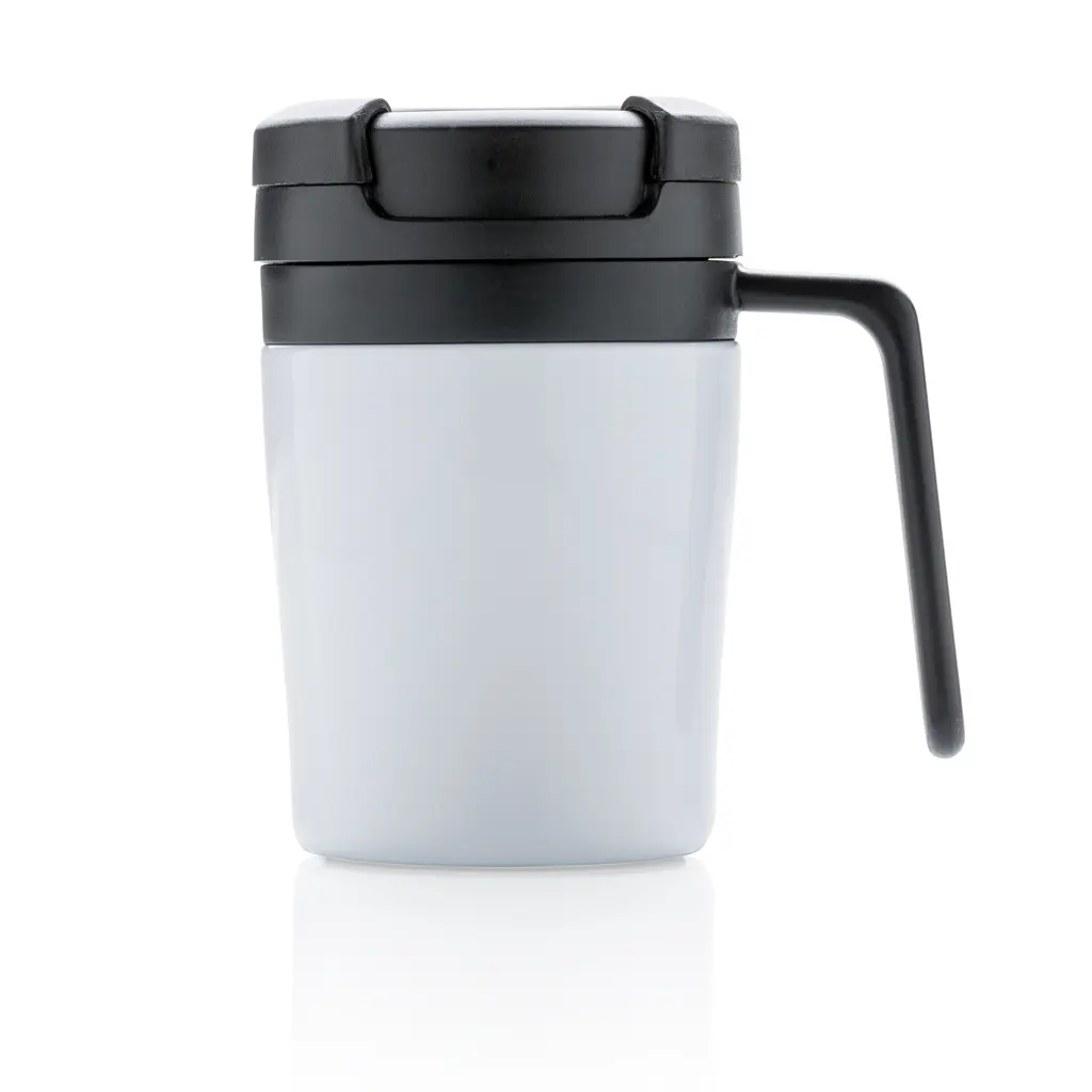 Putna šalica za kavu 160 ml s ručkom P432.94 white-2