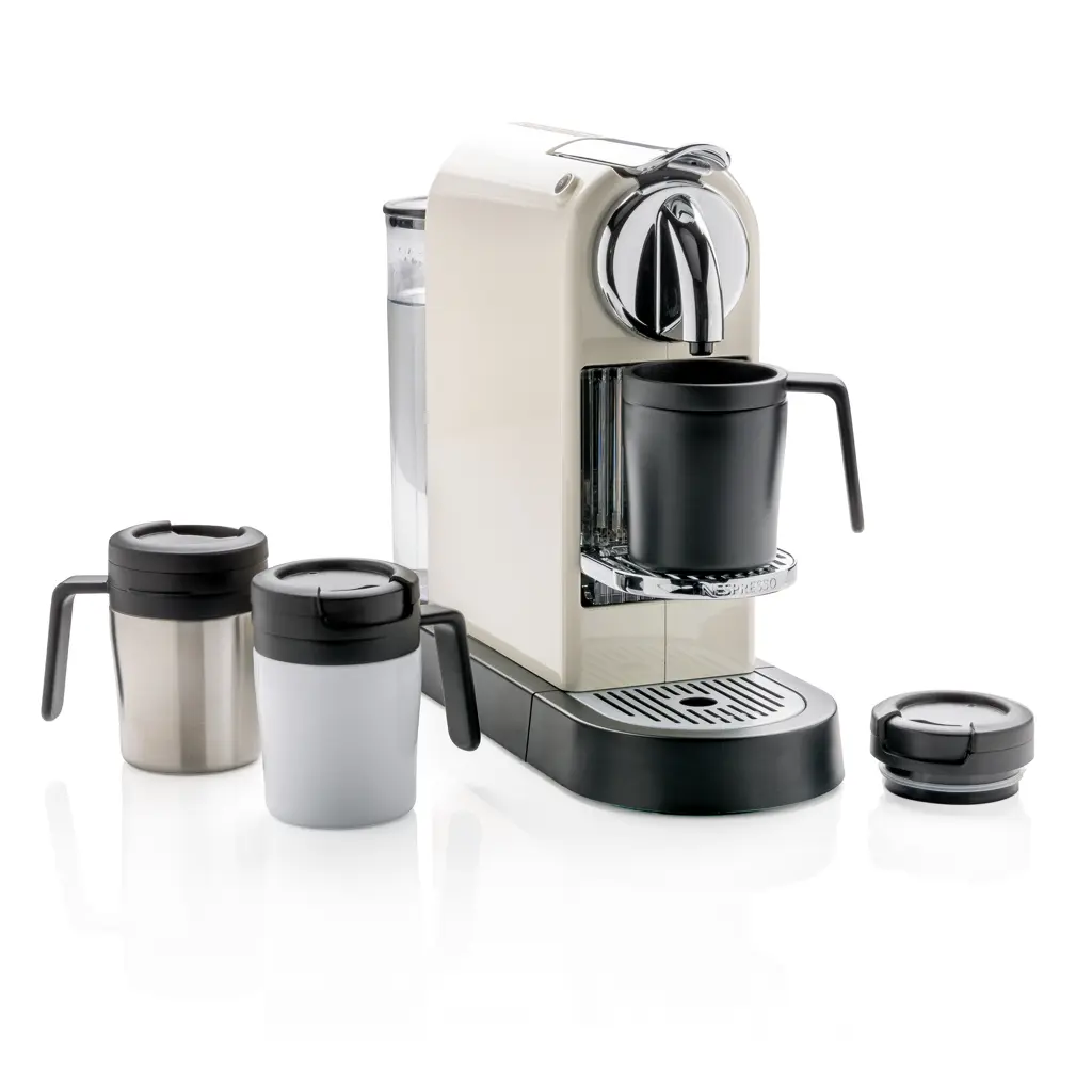 Putna šalica za kavu 160 ml s ručkom P432.94 white-13