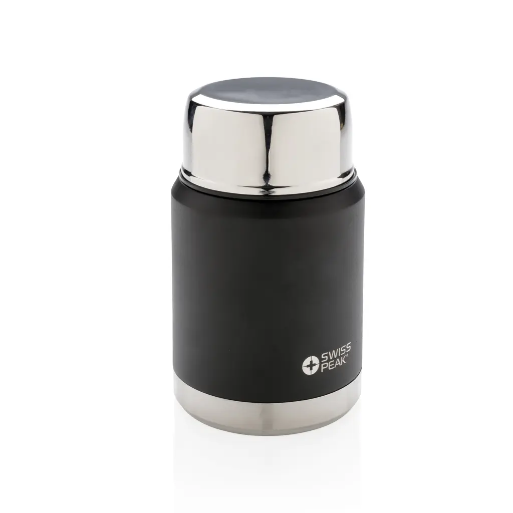 Bakrena termo kutija za ručak Swiss Peak Elite P432.98 black-1