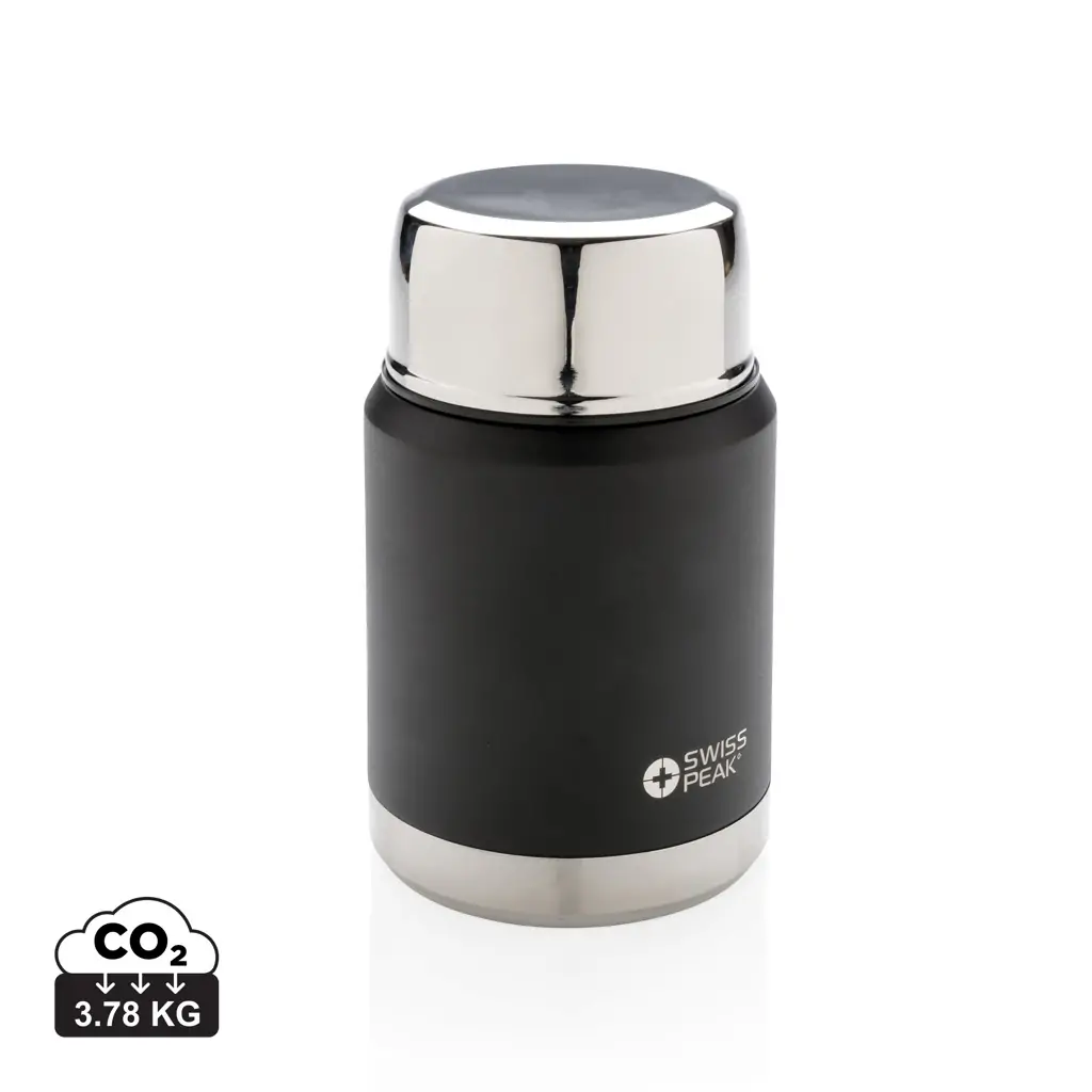 Bakrena termo kutija za ručak Swiss Peak Elite P432.98 black-14