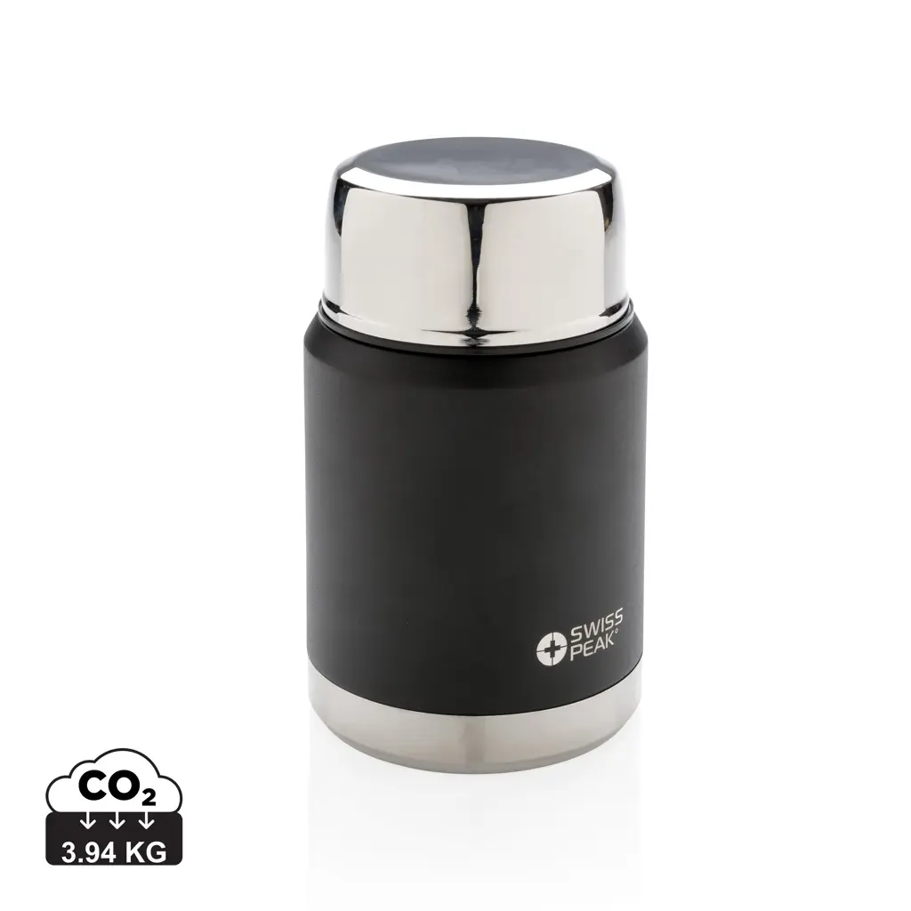 Bakrena termo kutija za ručak Swiss Peak Elite P432.98 black-0