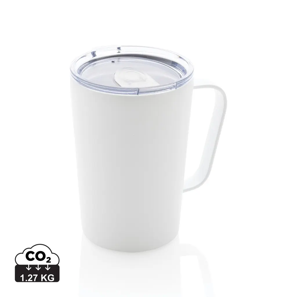 Termo šalica s poklopcem RCS P433.05 white-0