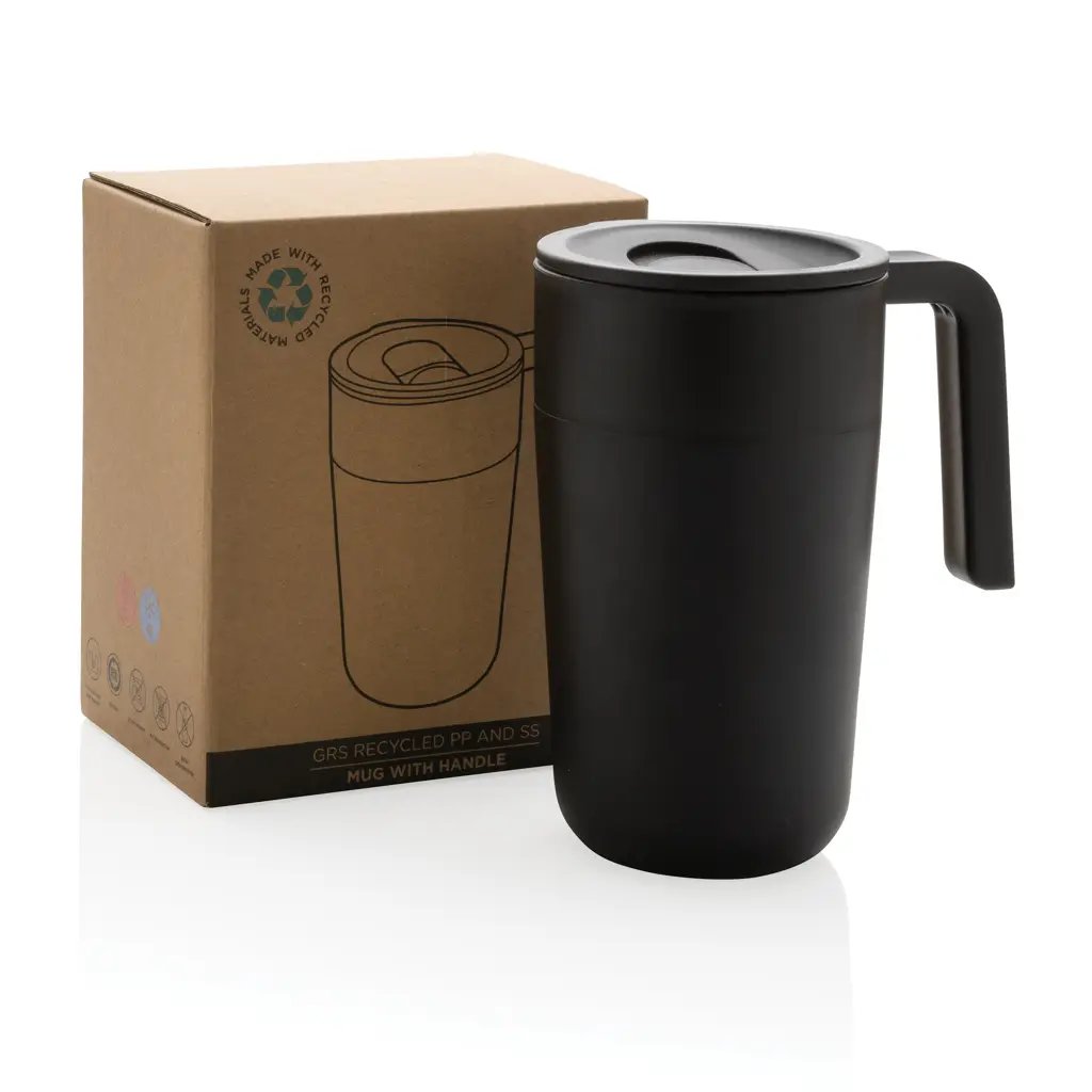 Putna šalica s ručkom P433.23 black-10