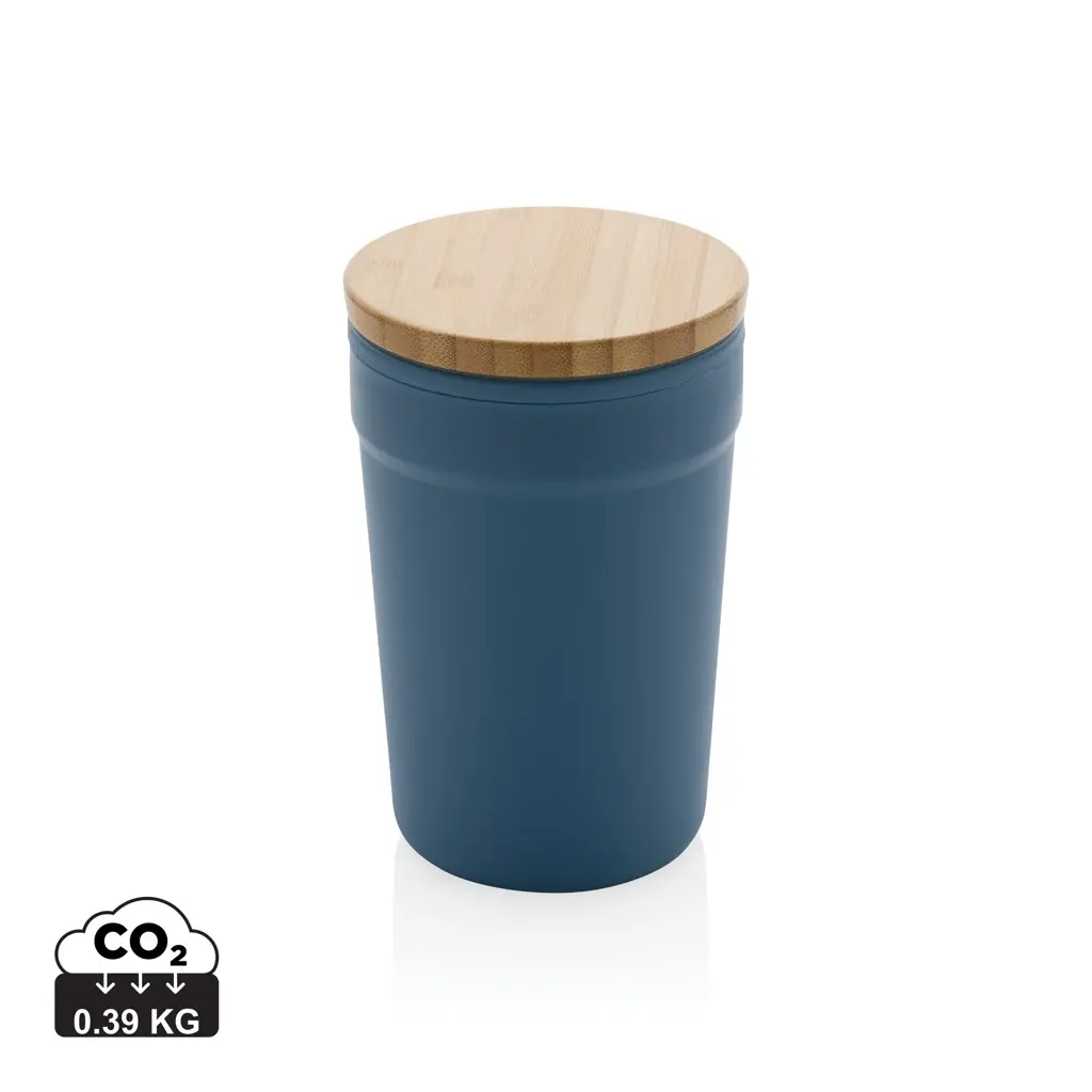 Šalica s poklopcem od FSC bambusa P433.29 blue-0