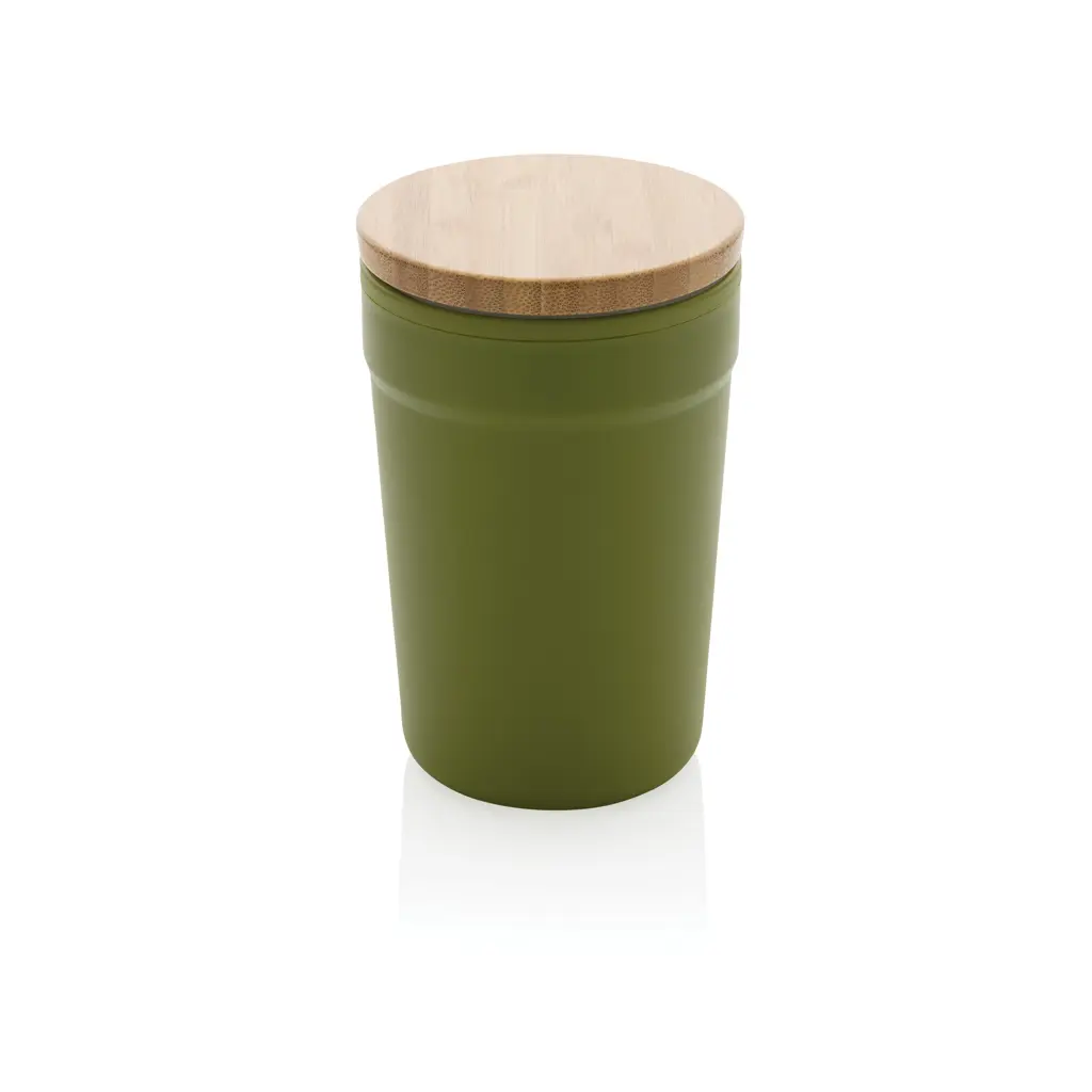 Šalica s poklopcem od FSC bambusa P433.29 green-1