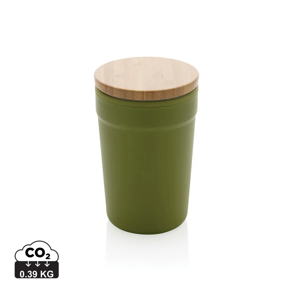 Šalica s poklopcem od FSC bambusa P433.29 green-0