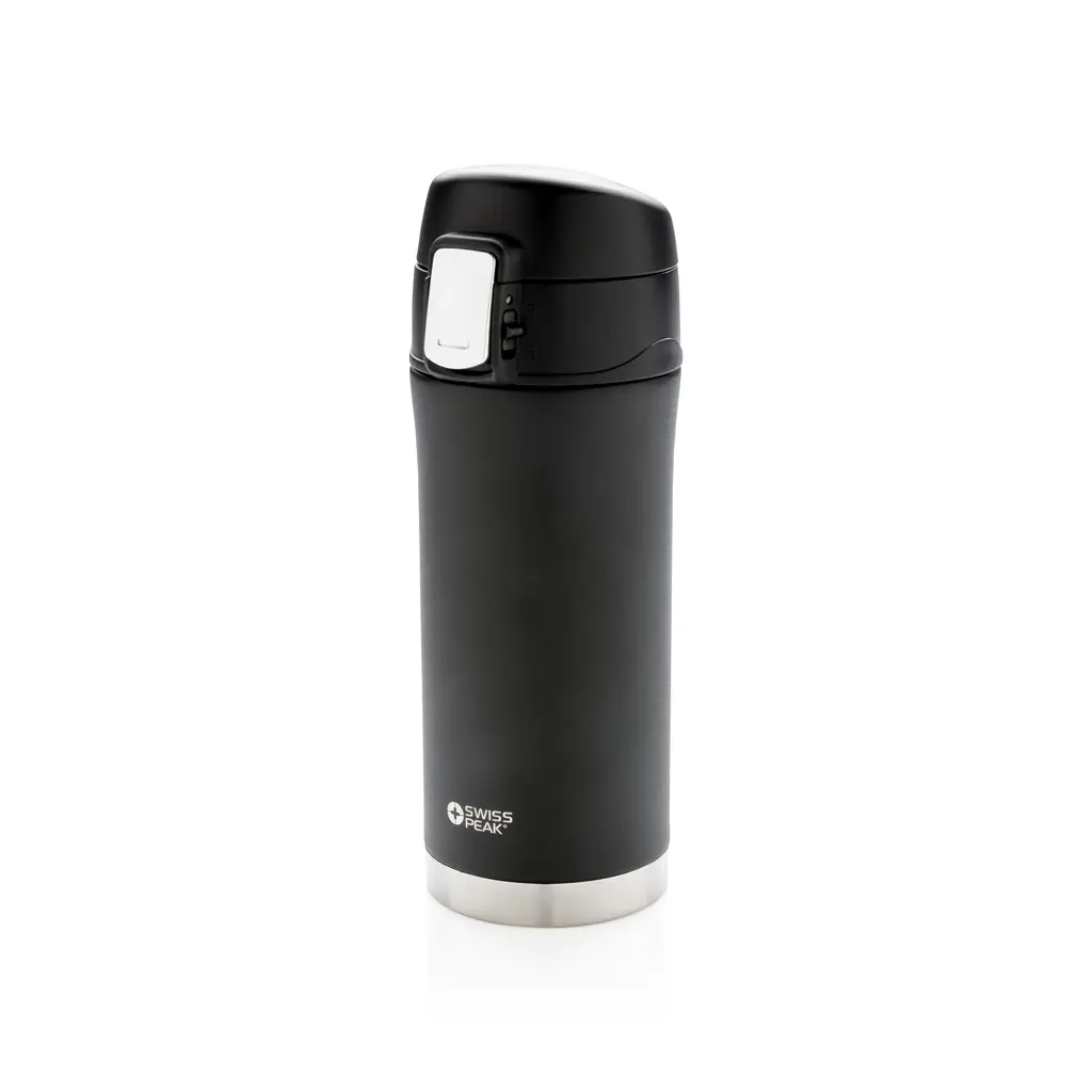 Bakrena termo šalica Swiss Peak Elite P433.37 black-1