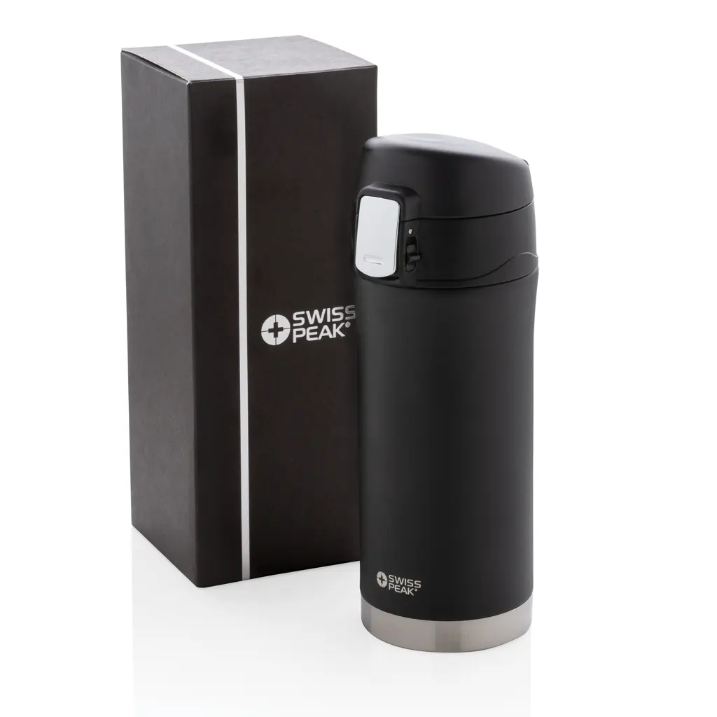Bakrena termo šalica Swiss Peak Elite P433.37 black-13