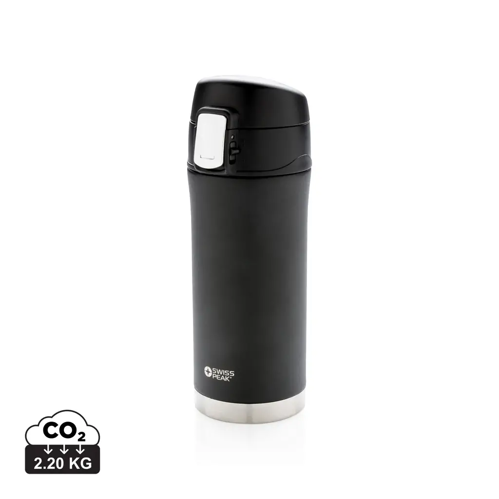Bakrena termo šalica Swiss Peak Elite P433.37 black-15 Bakrena termo šalica Swiss Peak Elite P433.37 black-15
