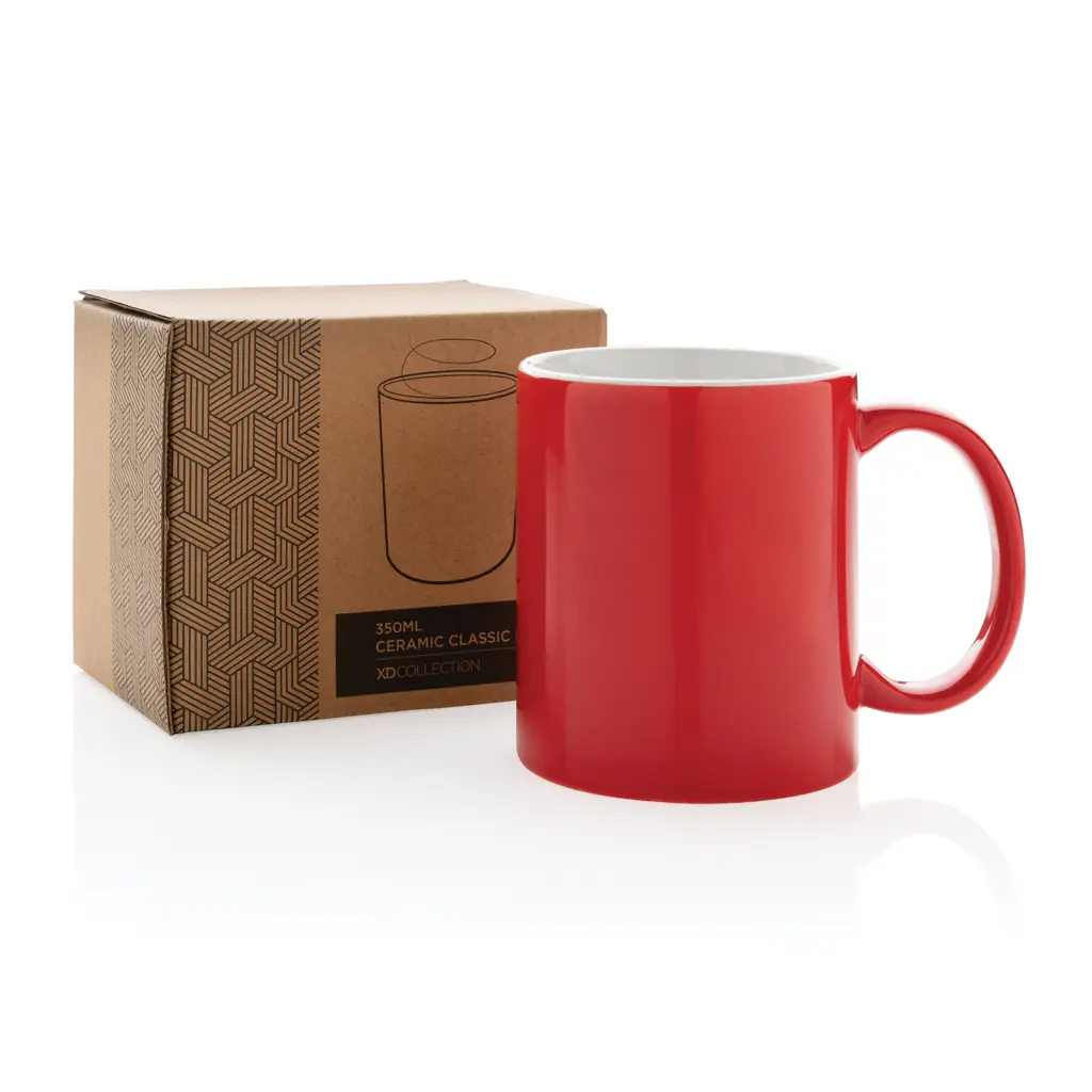 Keramička šalica 350ml P434.01 red-8