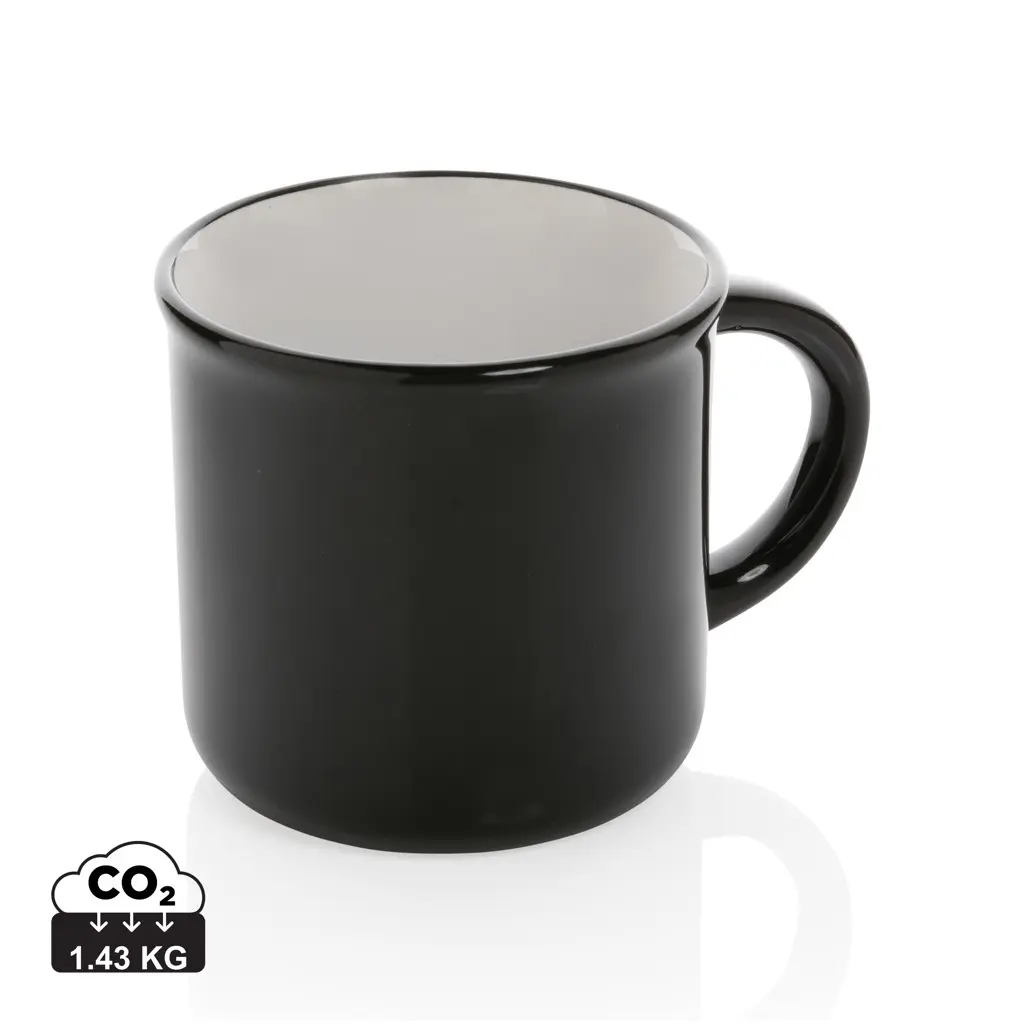 Keramička šalica Vintage 280 ml P434.03 black-0
