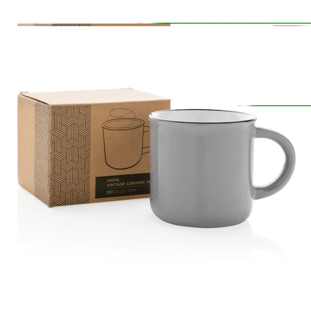 Keramička šalica Vintage 280 ml P434.03 grey-8