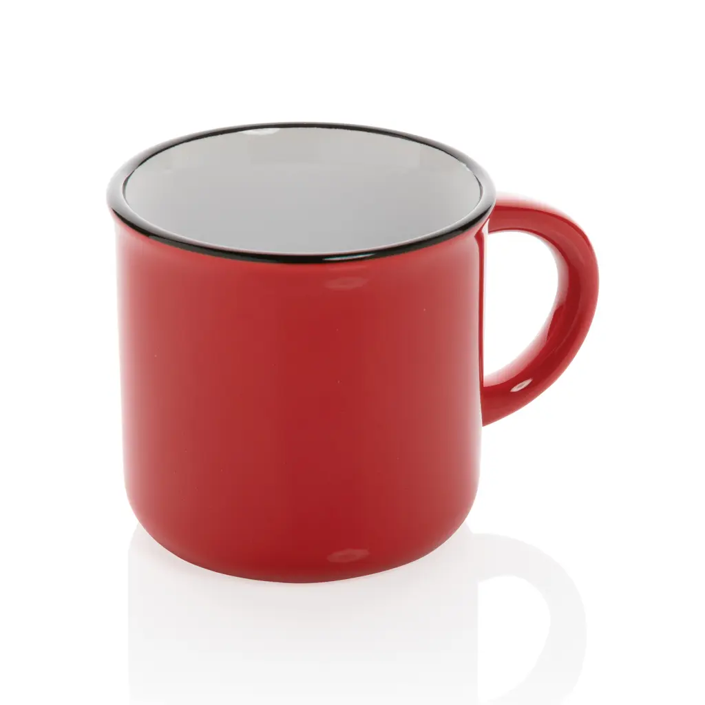 Keramička šalica Vintage 280 ml P434.03 red-1