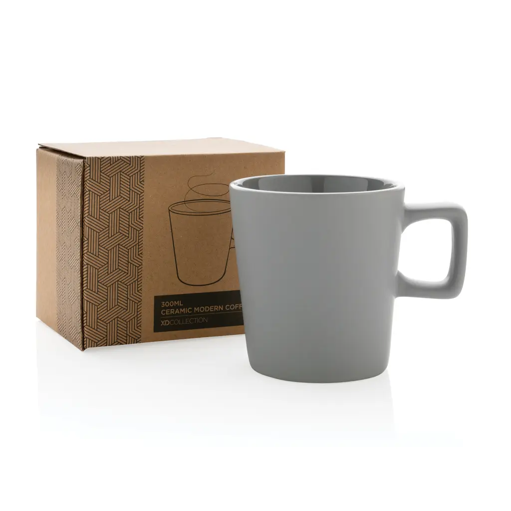 Keramička šalica za kavu 300ml P434.05 grey-8