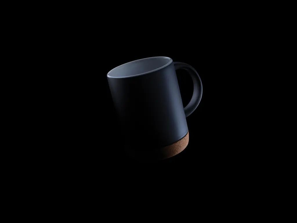 Keramička šalica 280 ml P434.08 black-7