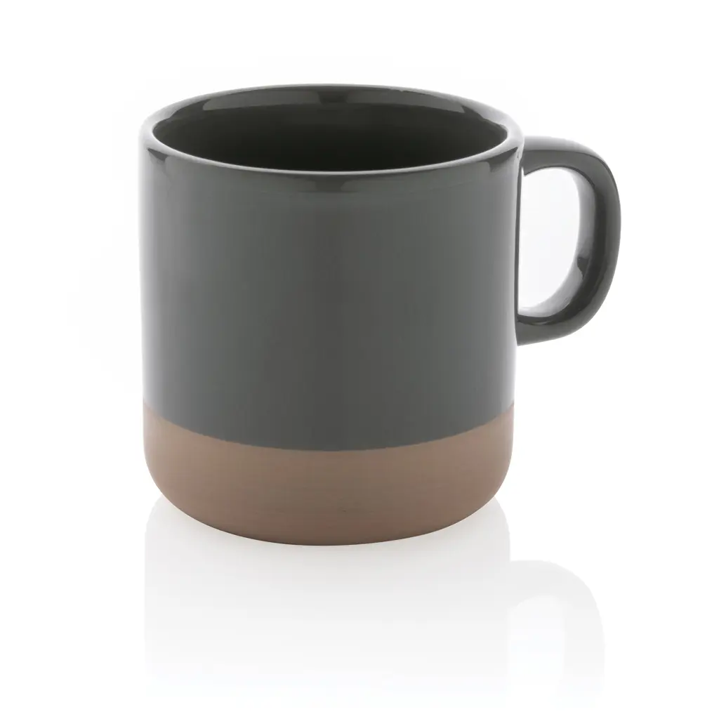 Glazirana keramička šalica 360 ml P434.11 grey-1