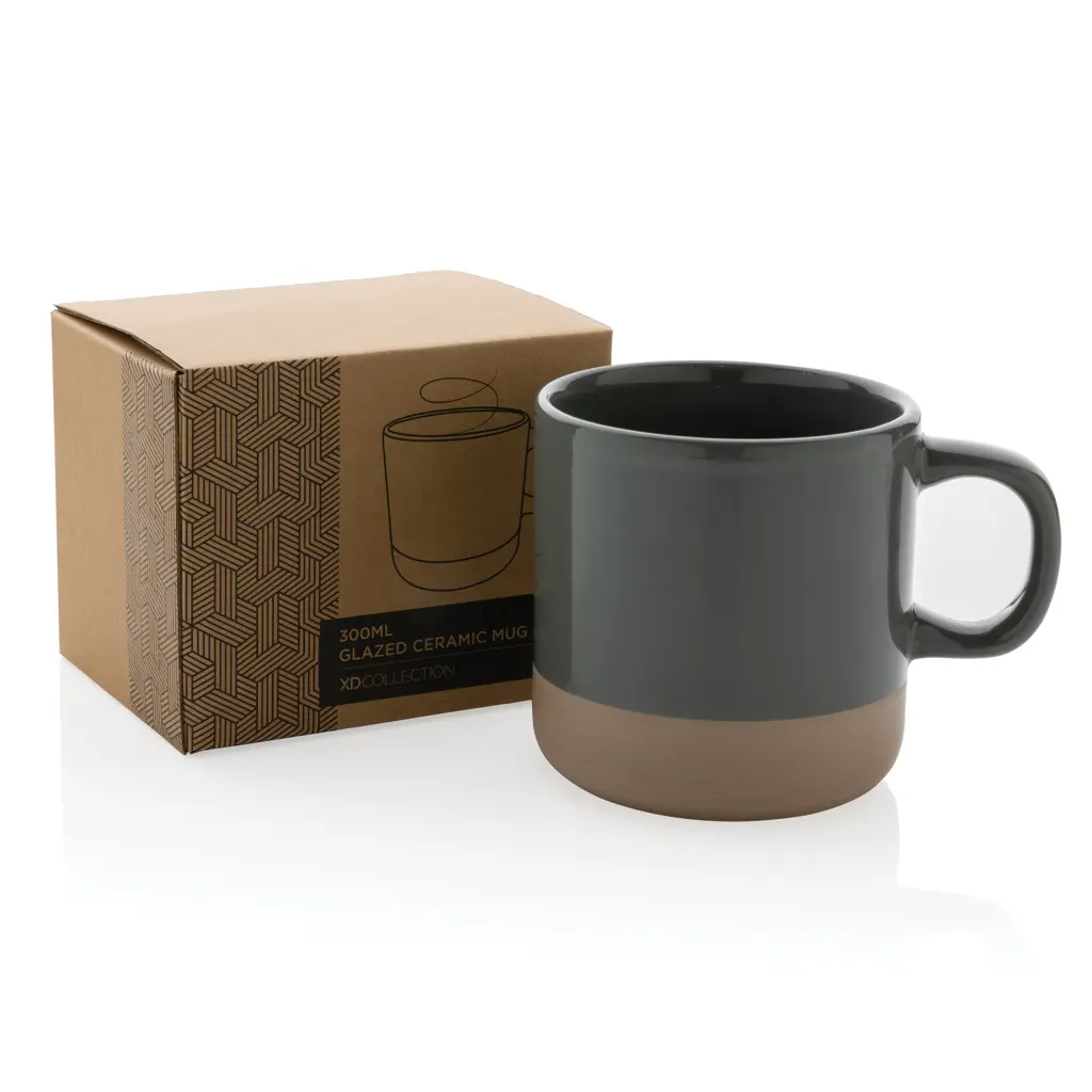Glazirana keramička šalica 360 ml P434.11 grey-7