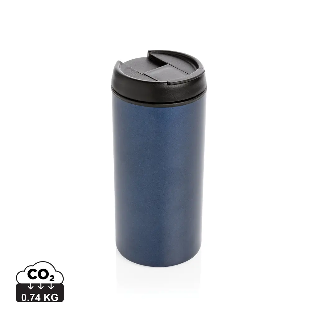 Termo čaša od recikliranog nehrđajućeg čelika Metro RCS P435.04 blue-0
