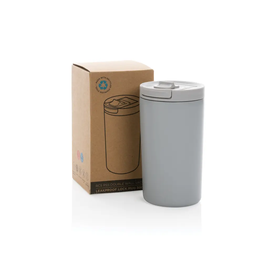 Termo šalica s dvostrukom stijenkom RCS RSS P435.09 grey-8