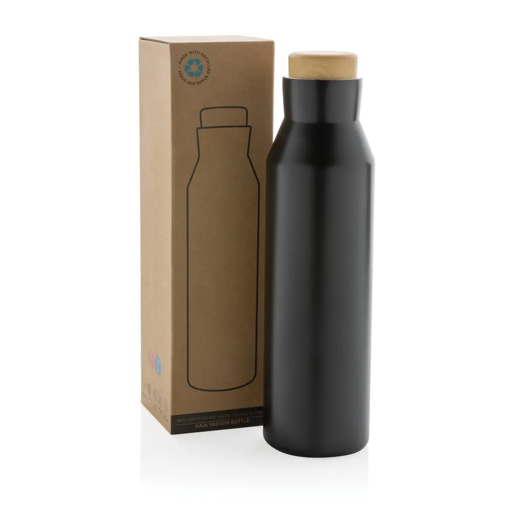 Termosica Gaia RCS od recikliranog nehrđajućeg čelika P435.52 black-6