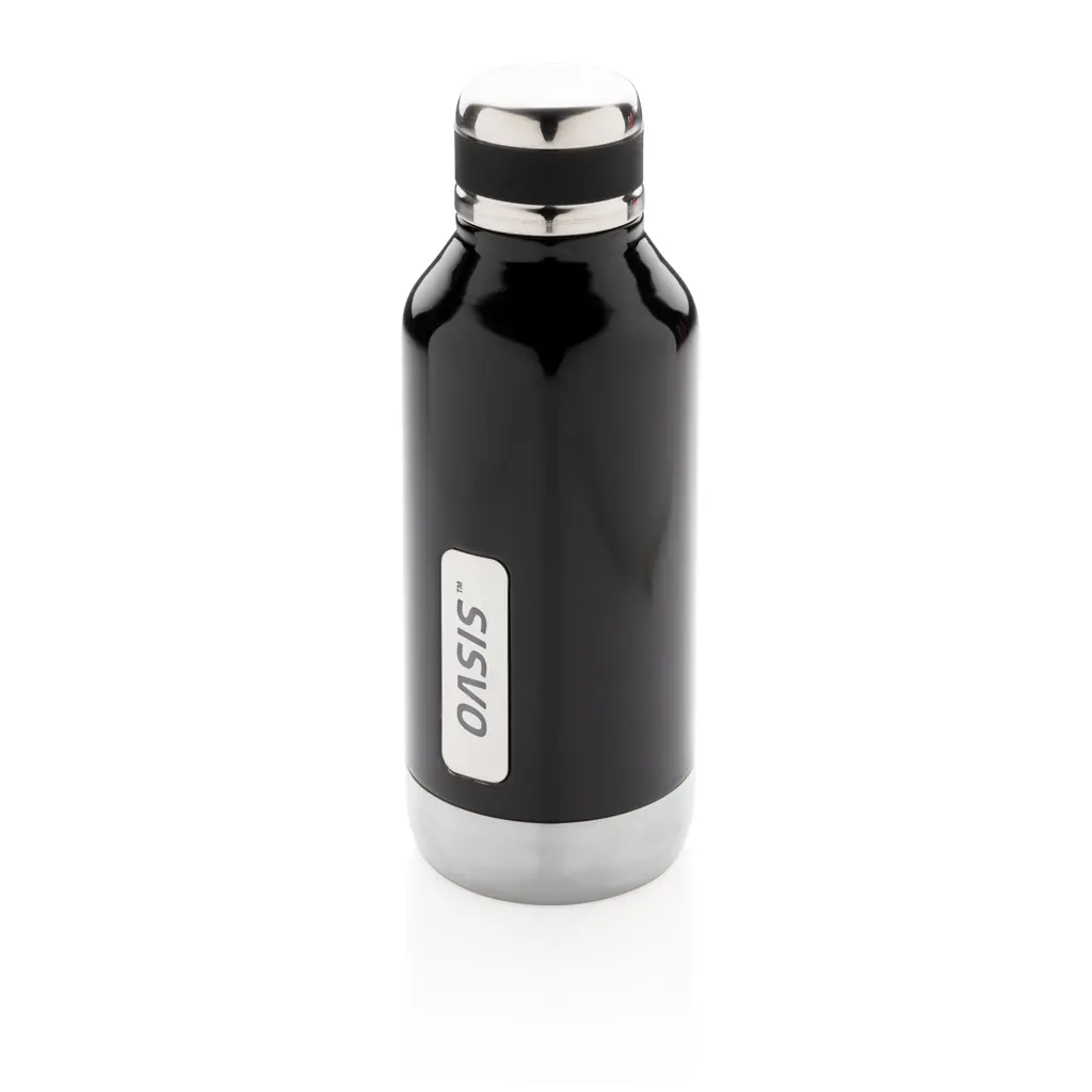 Termosica s pločicom za logotip P436.67 black-3