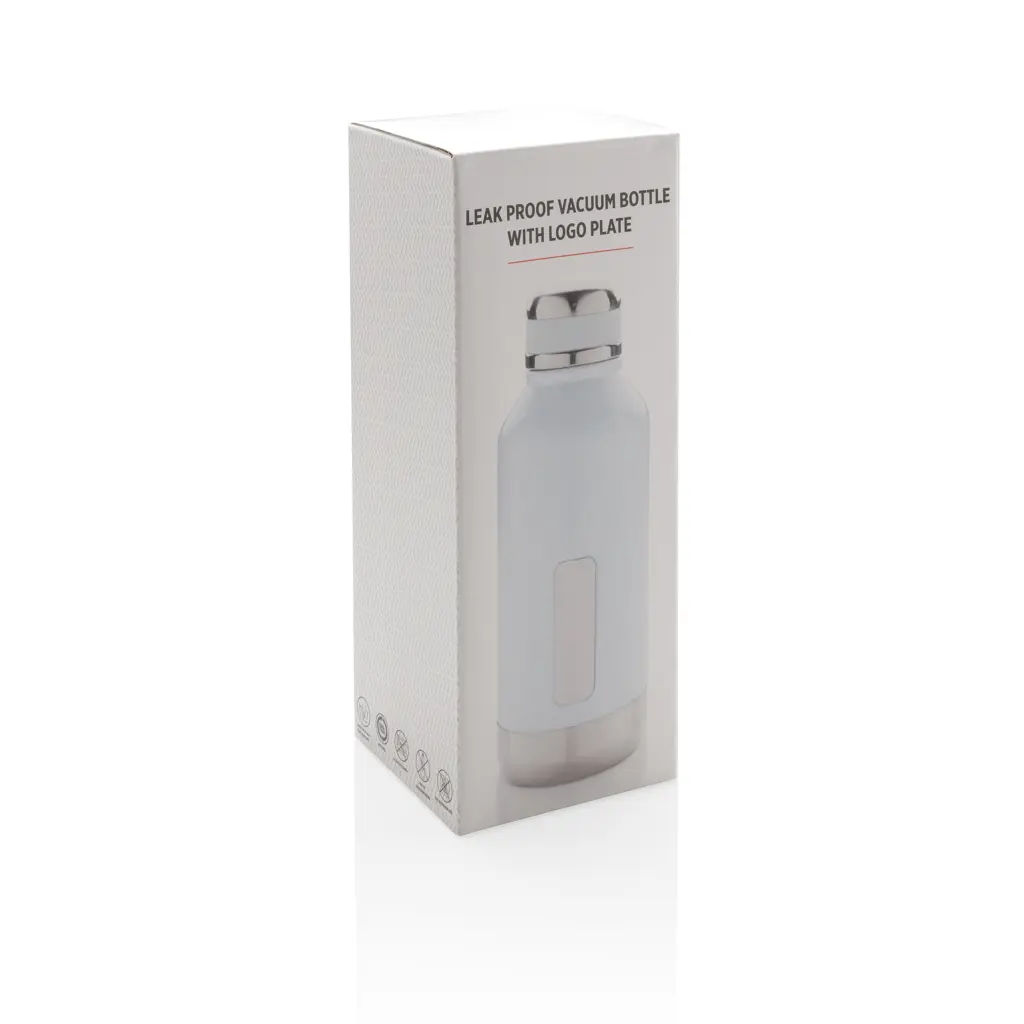 Termosica s pločicom za logotip P436.67 white-7