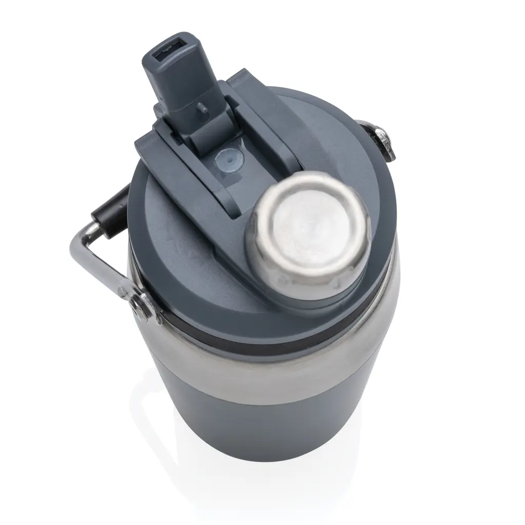 Promotivna termosica s dvostrukim poklopcem 500 ml P436.97 grey-8