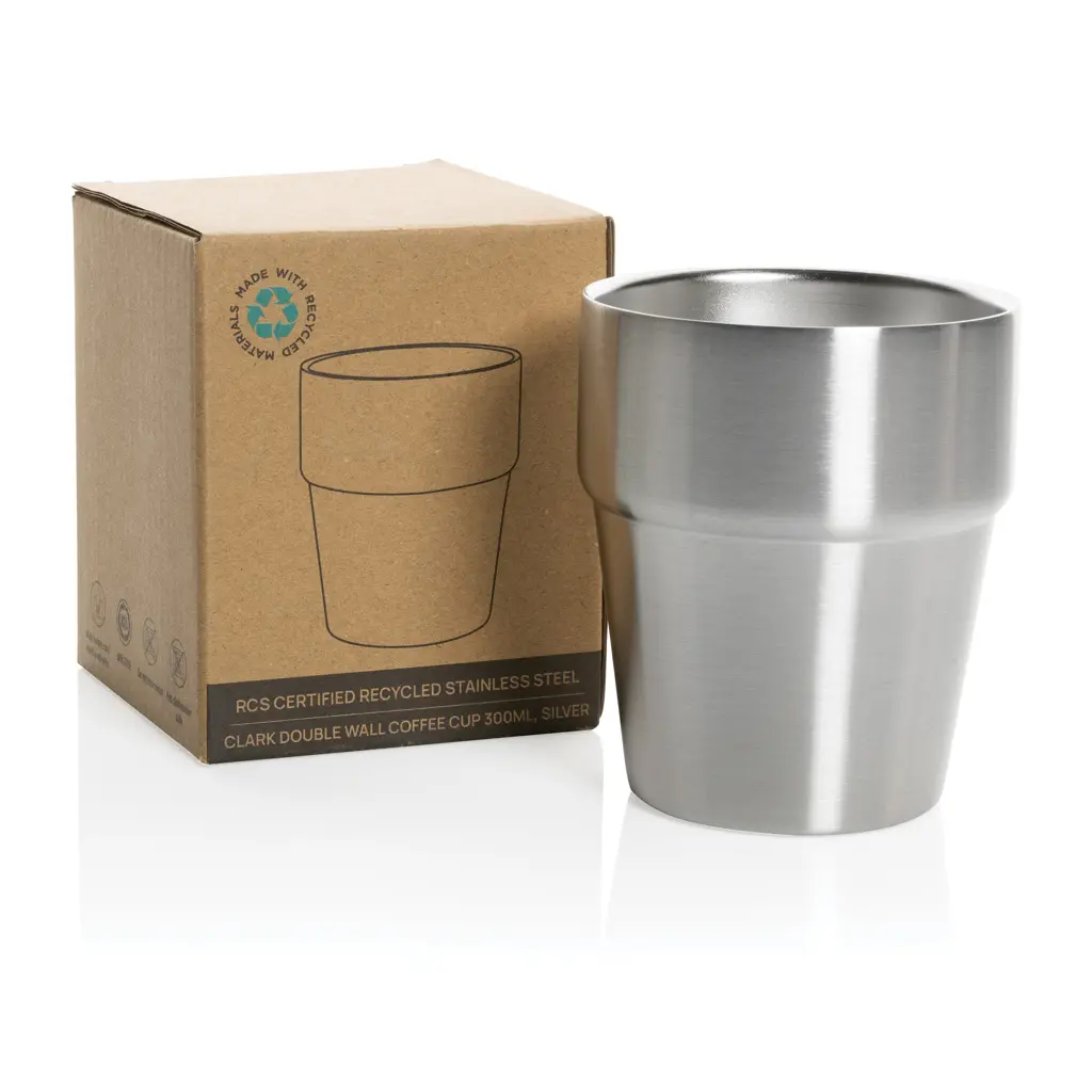 Termo šalica za kavu Clark RCS 300 ml P437.21 silver-6
