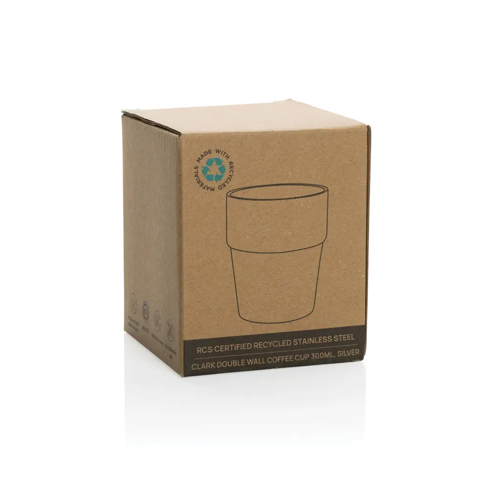 Termo šalica za kavu Clark RCS 300 ml P437.21 silver-7