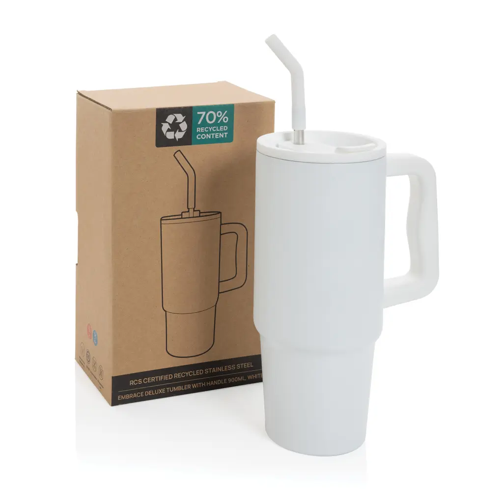Termo čaša Embrace deluxe RCS 900 ml P437.30 white-17