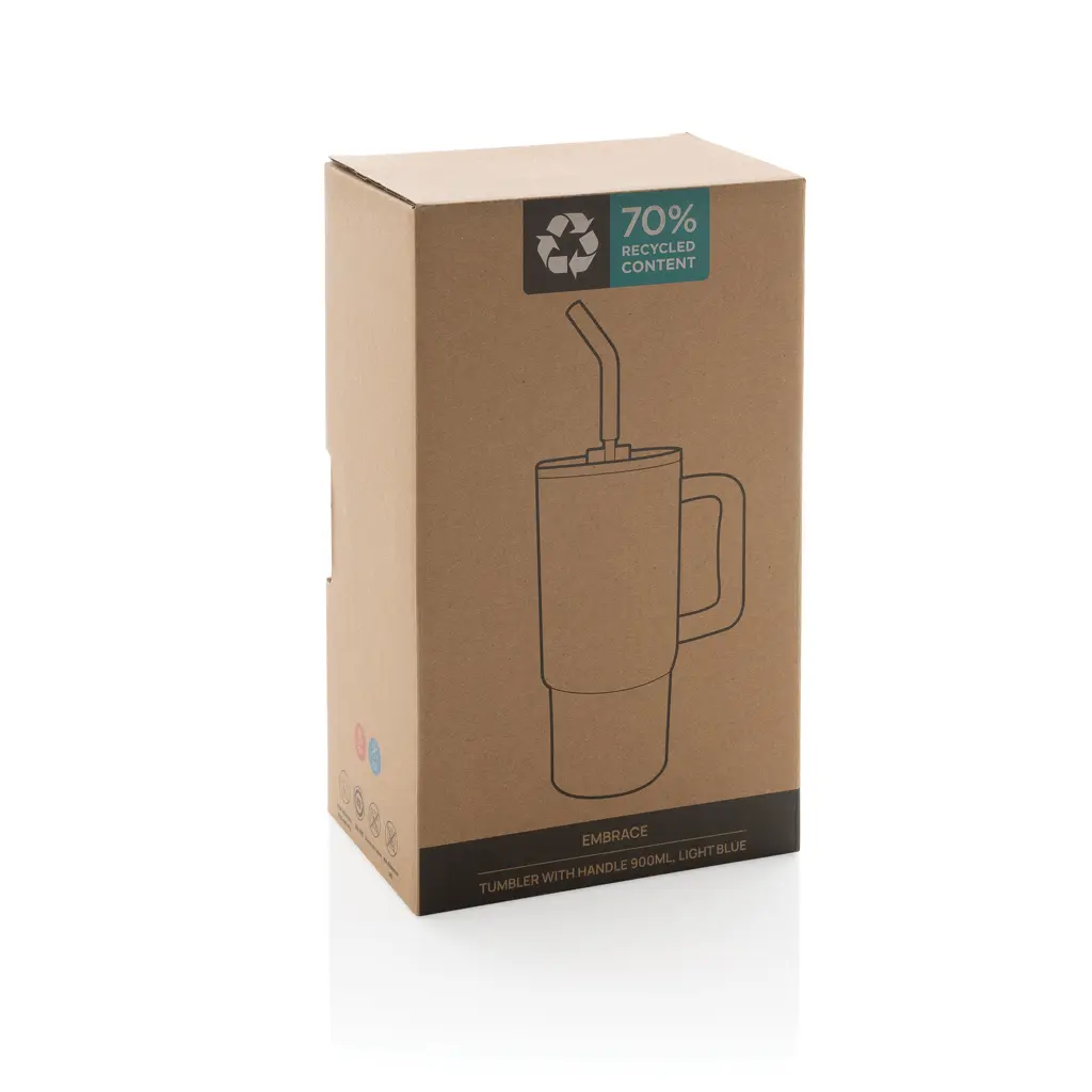 Termo čaša Embrace deluxe RCS 900 ml P437.30 light blue-17