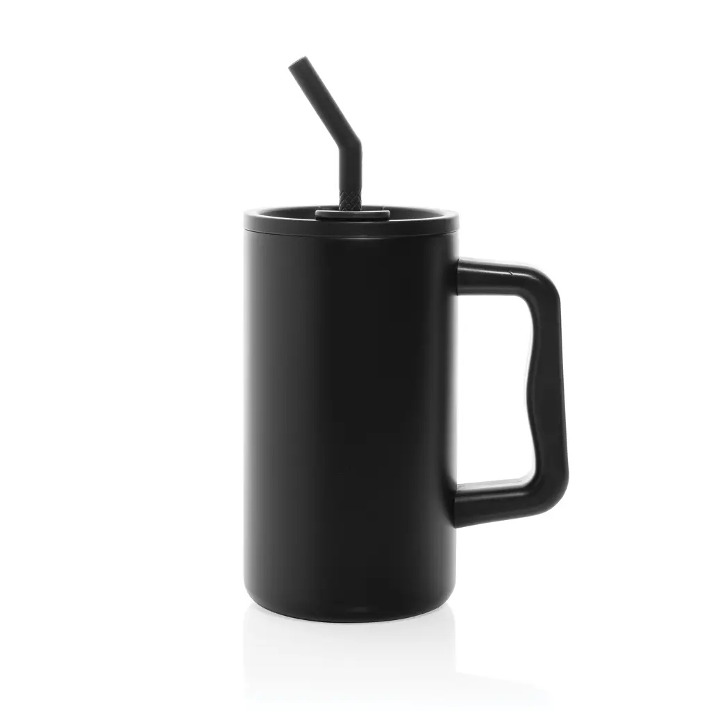 Termo šalica od recikliranog čelika 800 ml Cube RCS P437.31 black-2