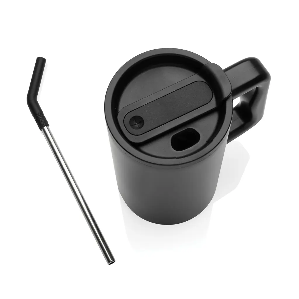 Termo šalica od recikliranog čelika 800 ml Cube RCS P437.31 black-8