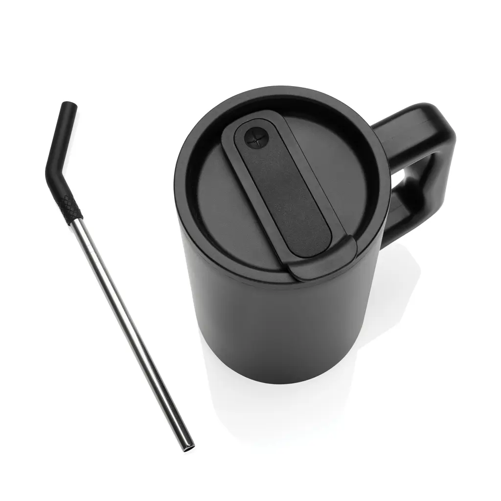 Termo šalica od recikliranog čelika 800 ml Cube RCS P437.31 black-9