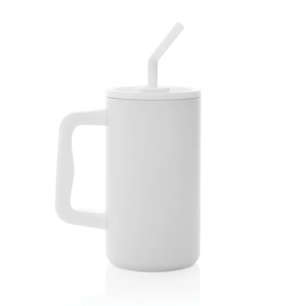 Termo šalica od recikliranog čelika 800 ml Cube RCS P437.31 white-5