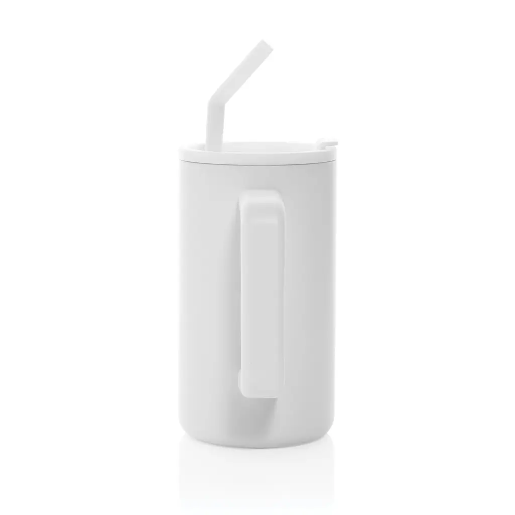 Termo šalica od recikliranog čelika 800 ml Cube RCS P437.31 white-6