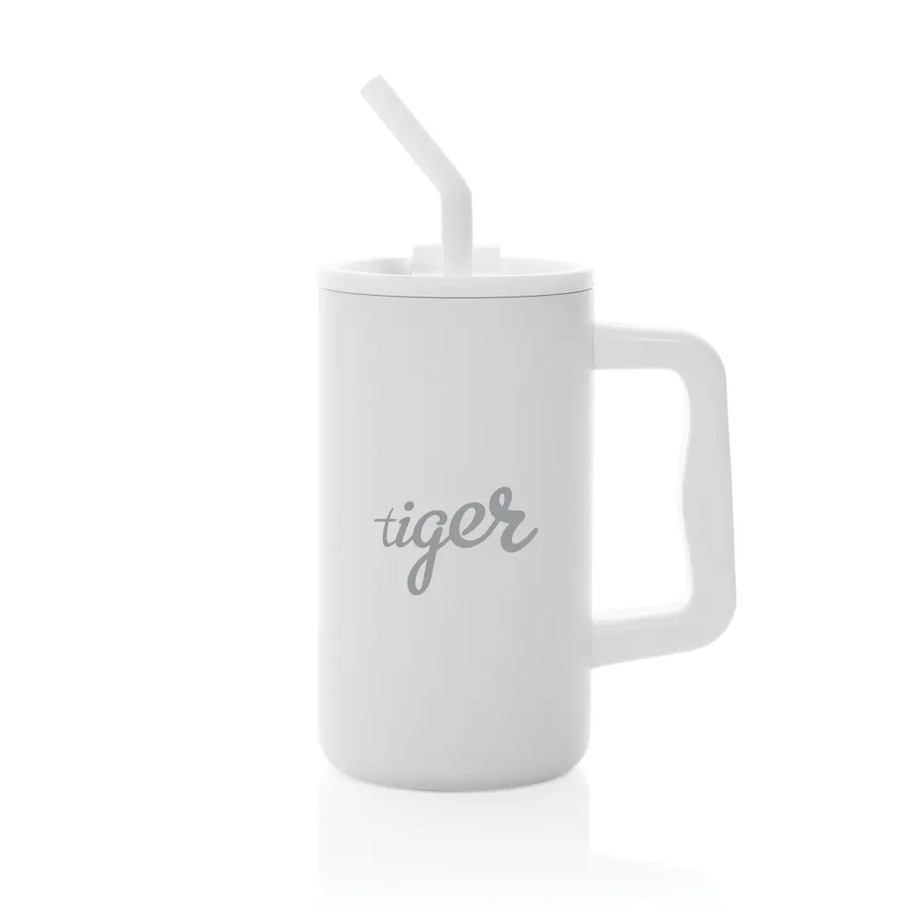 Termo šalica od recikliranog čelika 800 ml Cube RCS P437.31 white-3