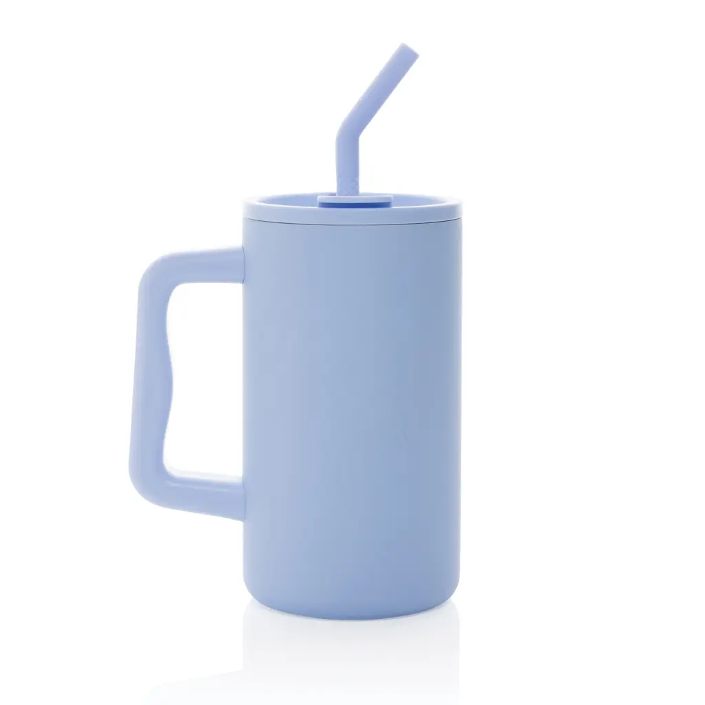 Termo šalica od recikliranog čelika 800 ml Cube RCS P437.31 light blue-4