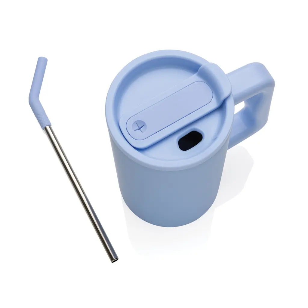 Termo šalica od recikliranog čelika 800 ml Cube RCS P437.31 light blue-7