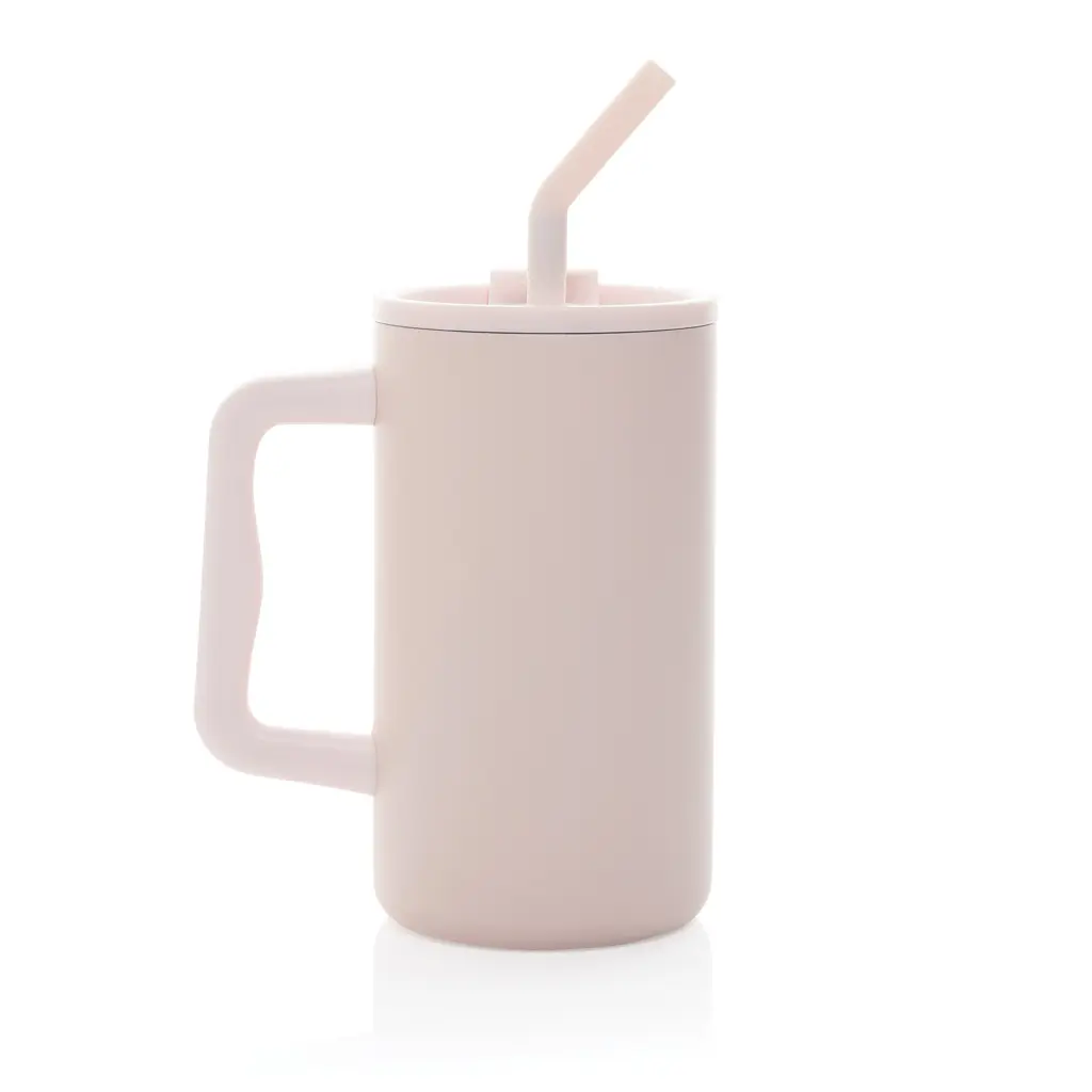 Termo šalica od recikliranog čelika 800 ml Cube RCS P437.31 pink-4