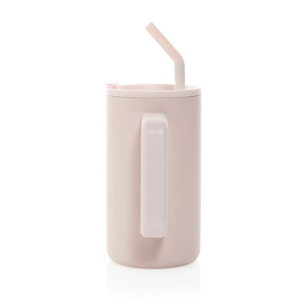 Termo šalica od recikliranog čelika 800 ml Cube RCS P437.31 pink-5