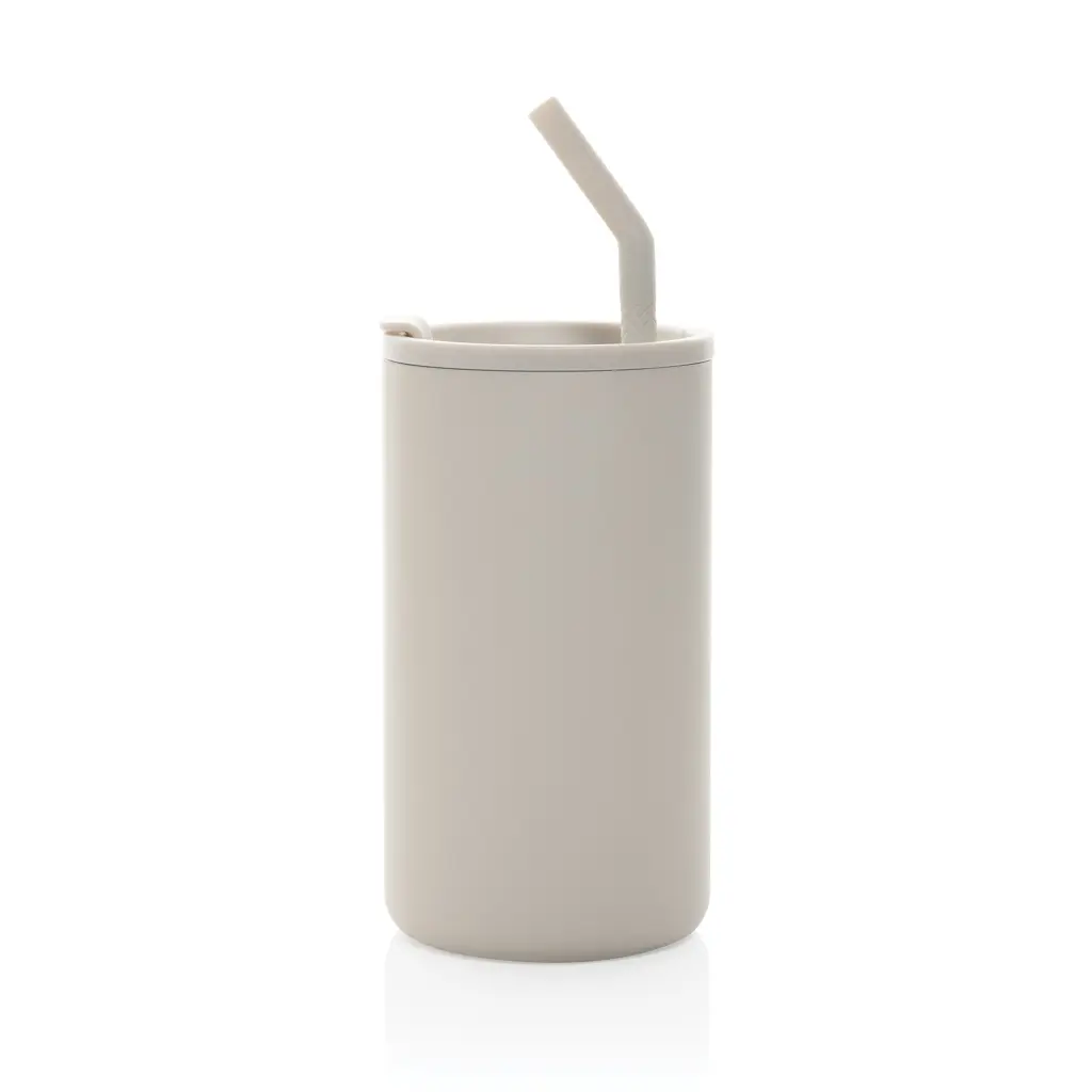 Termo šalica od recikliranog čelika 800 ml Cube RCS P437.31 beige-4