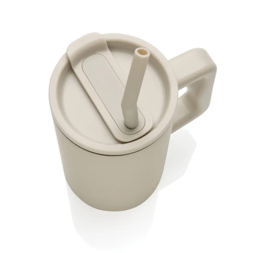 Termo šalica od recikliranog čelika 800 ml Cube RCS P437.31 beige-7